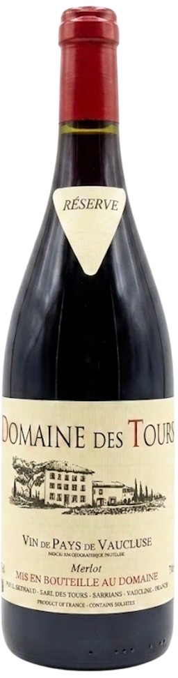 Bouteille de Domaine des Tours - Merlot 2003 — Vin de Pays de Vaucluse