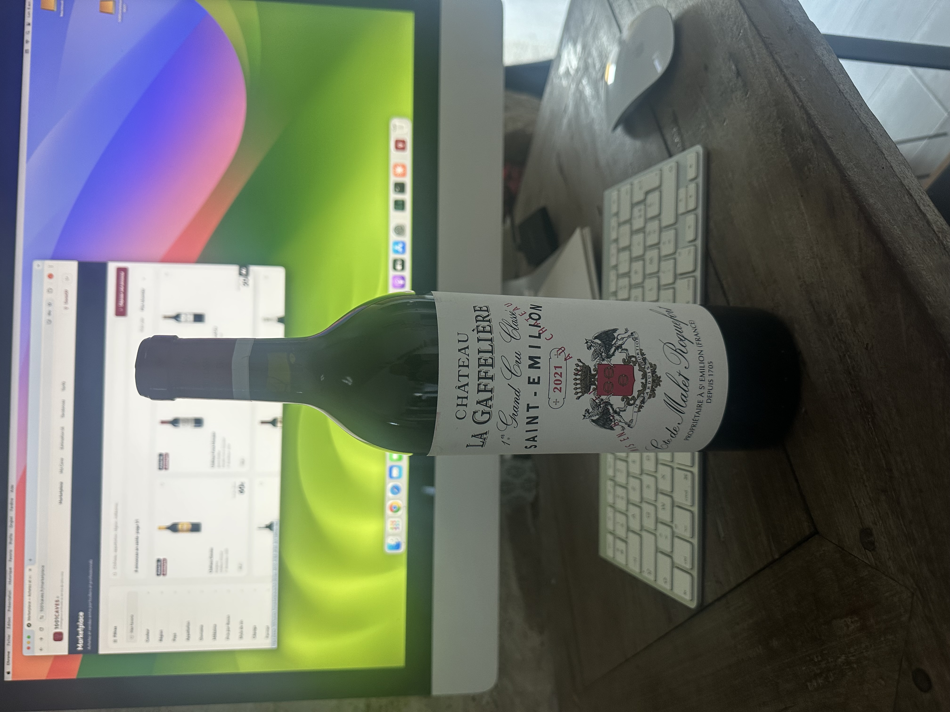 Château La Gaffelière 1er Grand Cru Classé Saint-Émilion 2021 — vente entre particuliers 1001caves.fr Bouteille — Château La Gaffelière 1er Grand Cru Classé Saint-Émilion 2021 — 1001caves