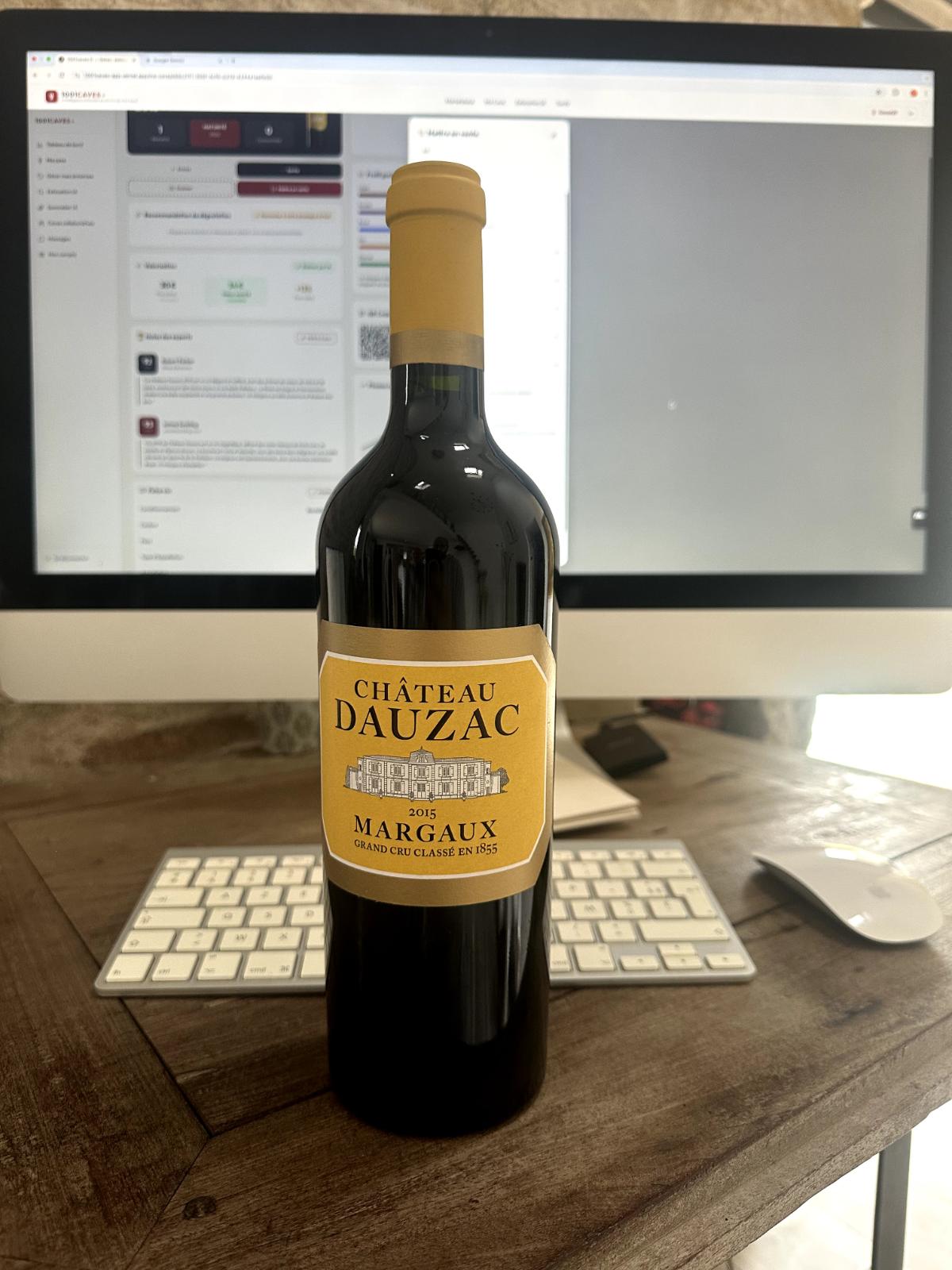 Château Dauzac 2015 — vente entre particuliers 1001caves.fr Bouteille — Château Dauzac 2015 — 1001caves