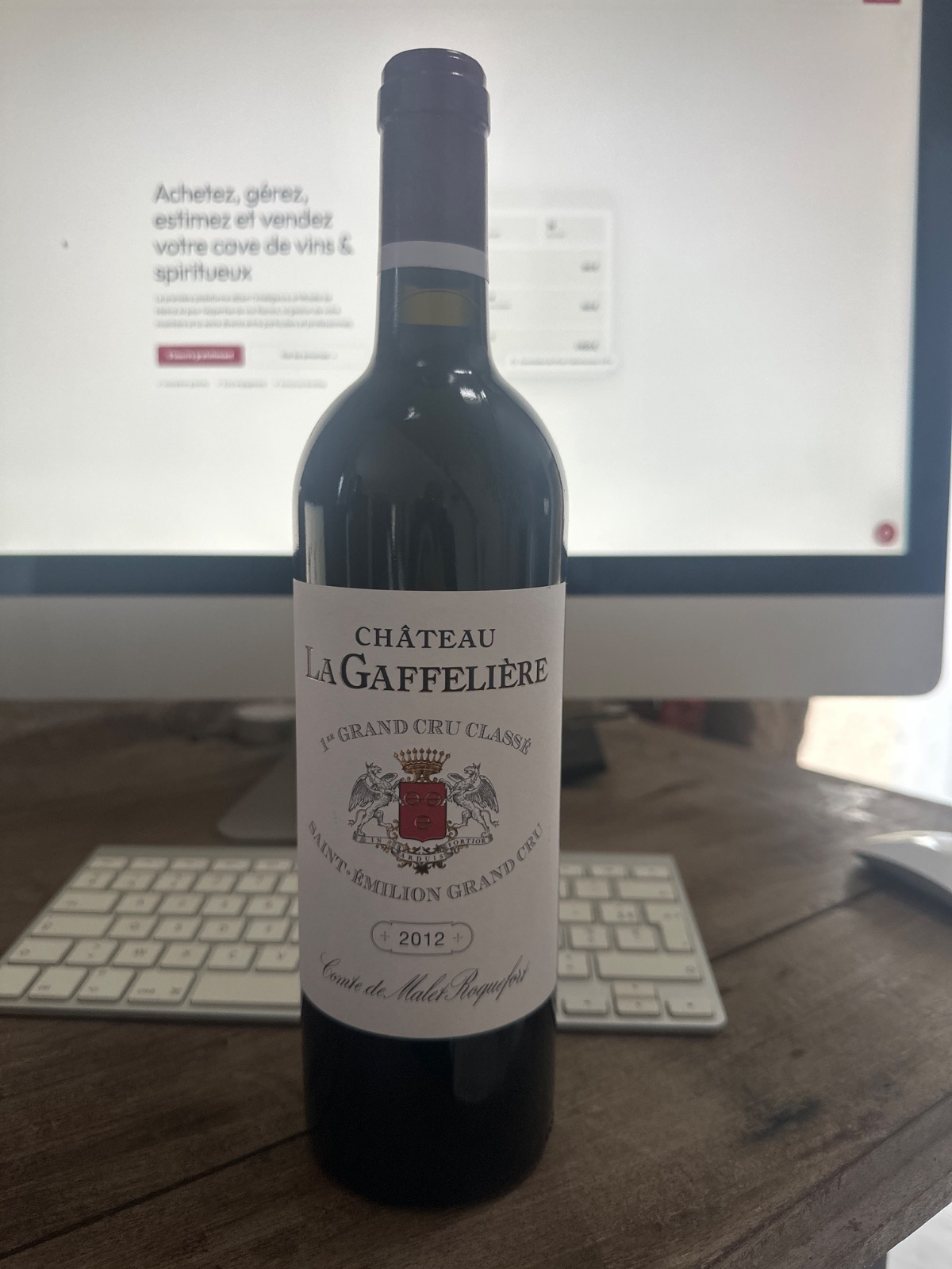 Château La Gaffelière 2012 — vente entre particuliers 1001caves.fr Bouteille — Château La Gaffelière 2012 — 1001caves