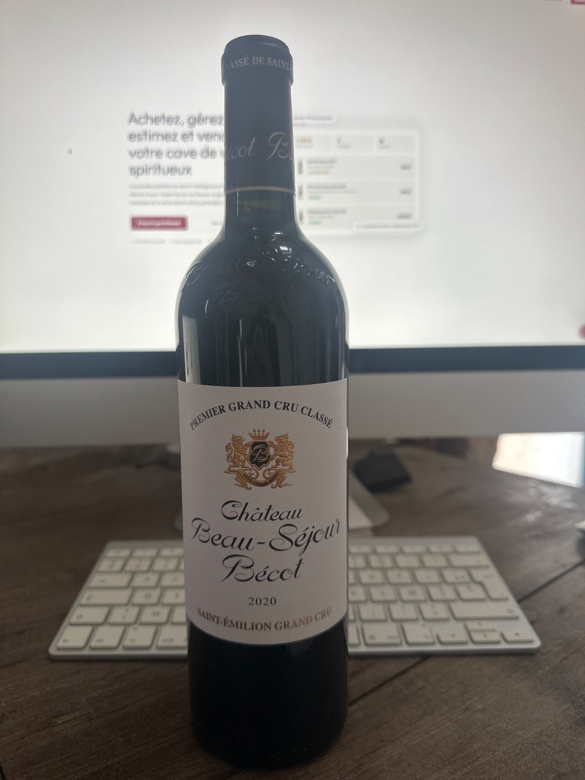 Château Beau-Séjour Bécot 2020 — vente entre particuliers 1001caves.fr Bouteille — Château Beau-Séjour Bécot 2020 — 1001caves