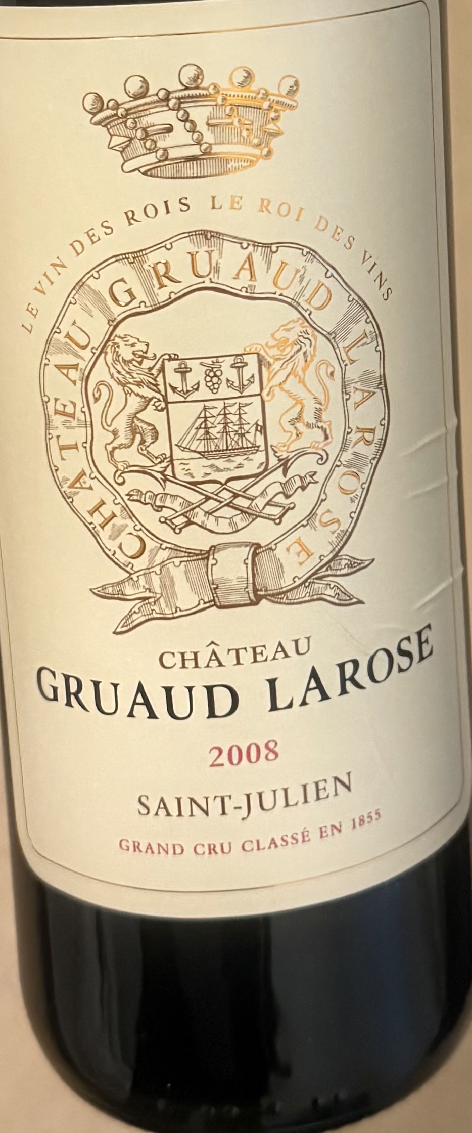 Bouteille — Gruaud Larose 2008 — 1001caves