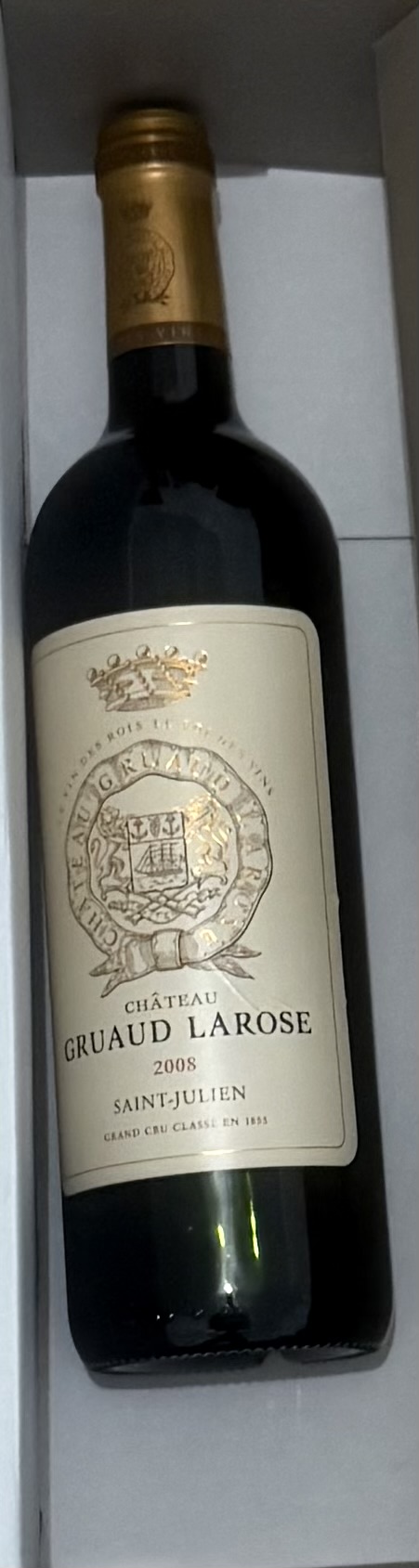 Goulot — Gruaud Larose 2008 — 1001caves