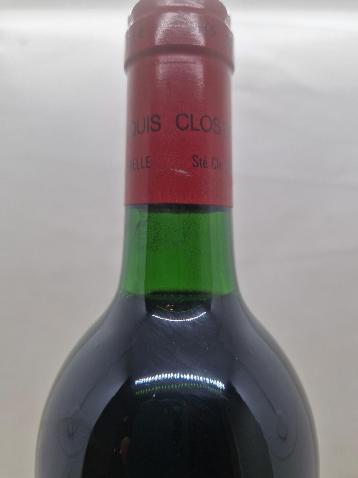 Goulot — Clos du Marquis 1989 — 1001caves