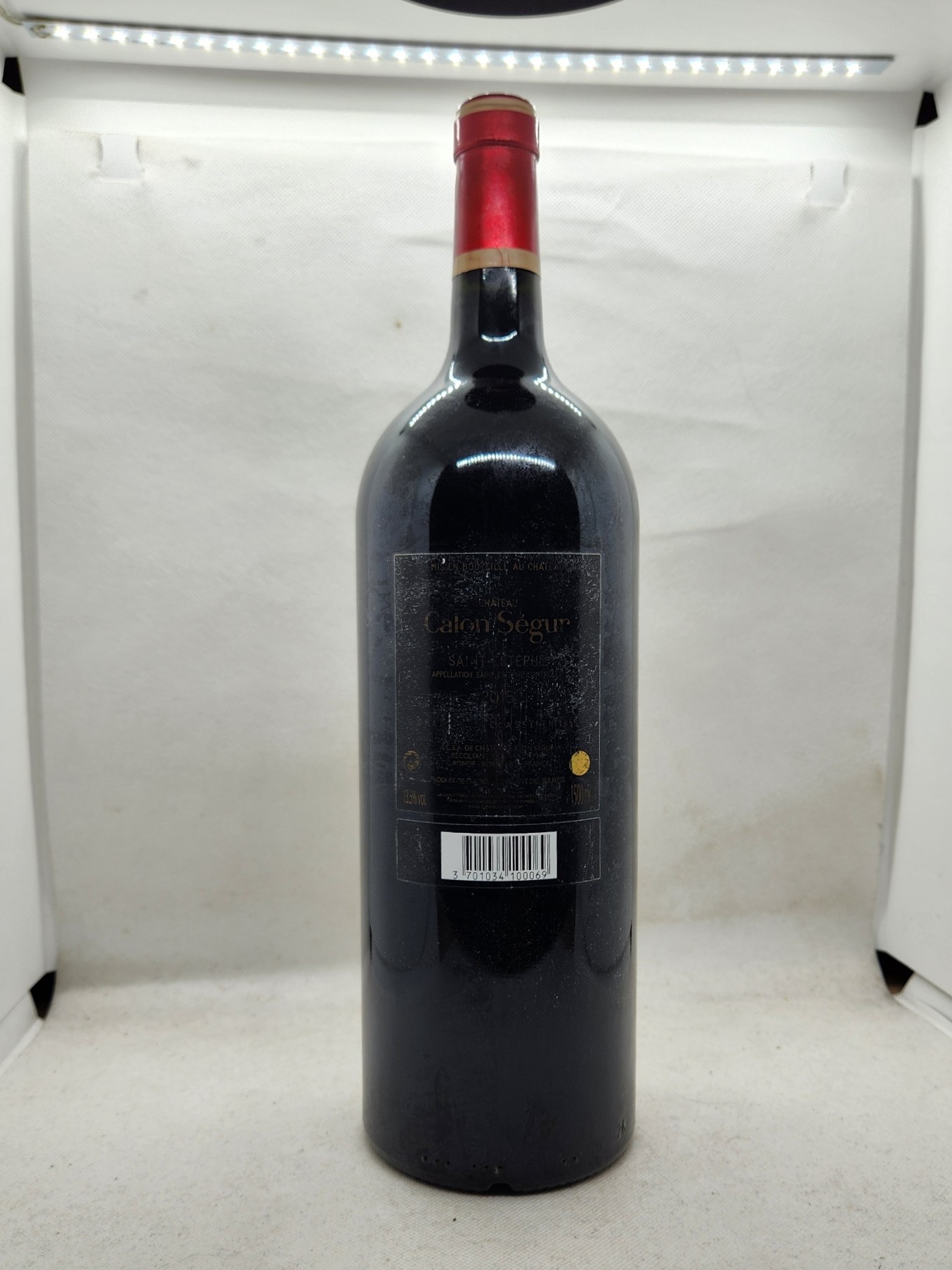 Château Calon Ségur 2015 — vente entre particuliers 1001caves.fr Goulot — Château Calon Ségur 2015 — 1001caves