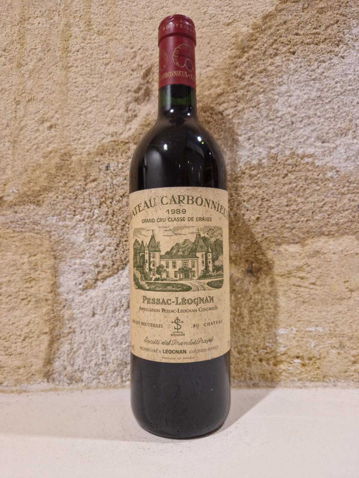 Château Carbonnieux 1989 — vente entre particuliers 1001caves.fr Bouteille — Château Carbonnieux 1989 — 1001caves