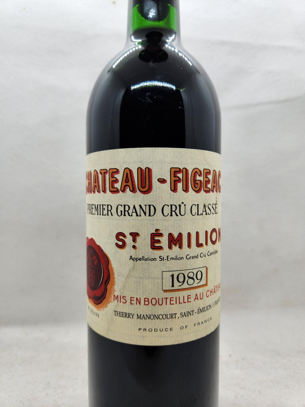 Goulot — Château Figeac 1989 — 1001caves
