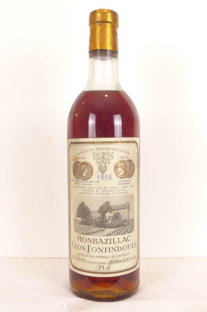 Bouteille — Monbazillac Clos Fontindoule 1955 — 1001caves