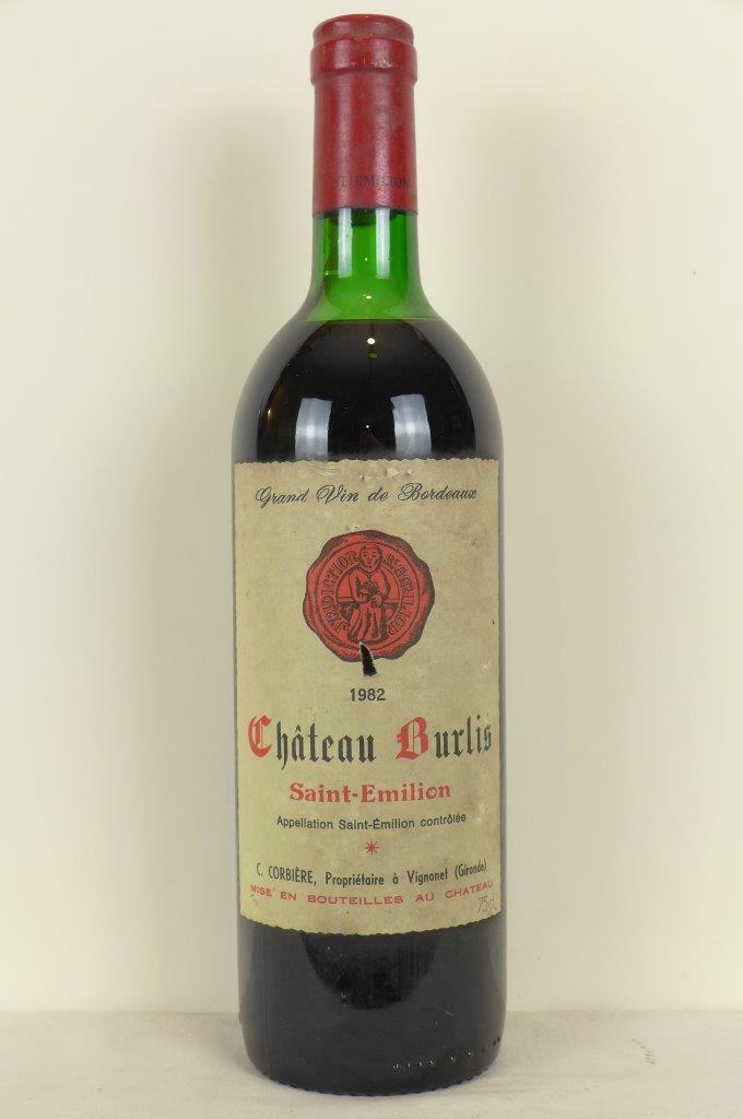 Bouteille — Château Burlis 1982 — 1001caves