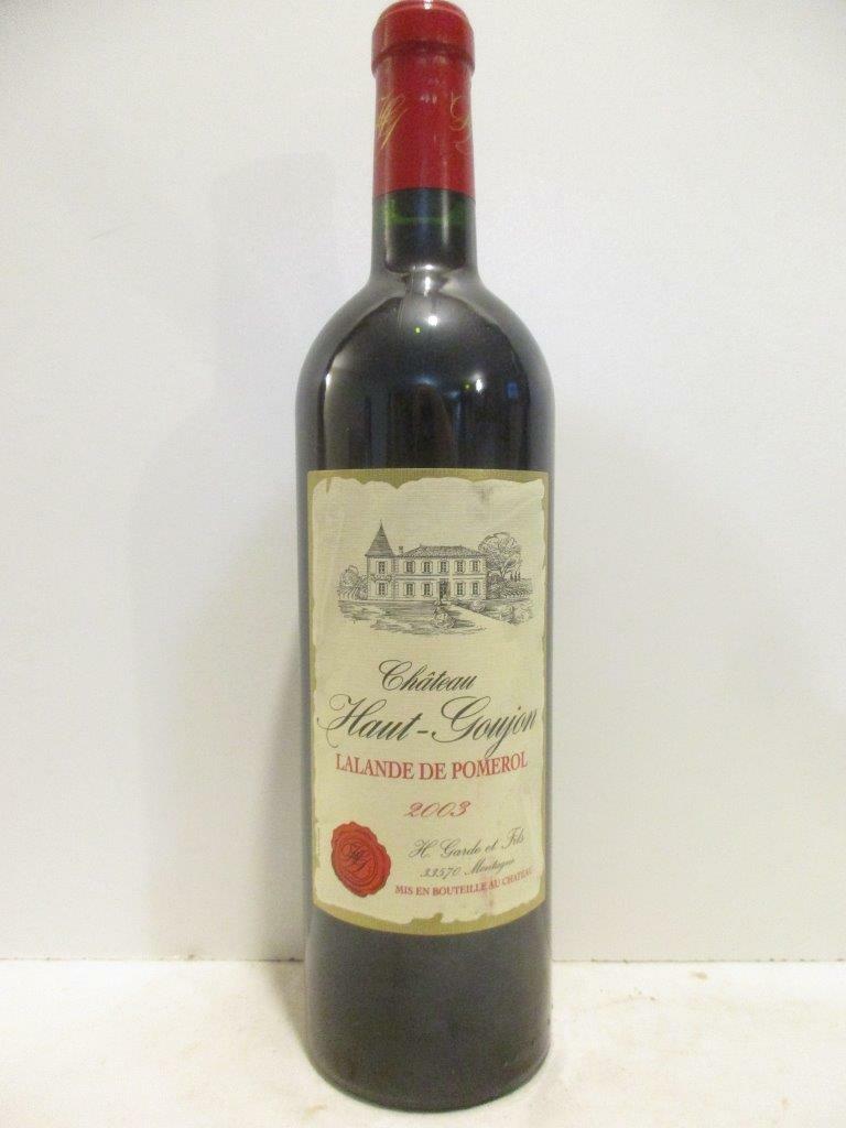 Bouteille — Château Haut-Goujon 2003 — 1001caves