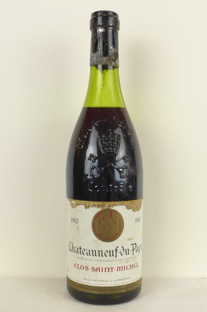 Bouteille — Châteauneuf-du-Pape Clos Saint-Michel 1982 — 1001caves