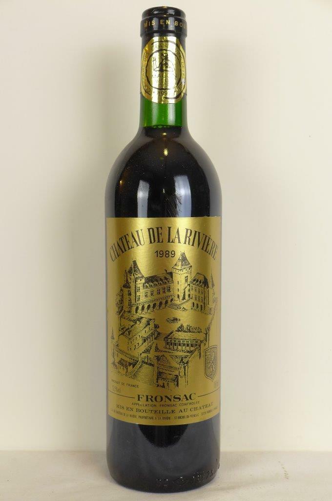 Bouteille — Château de la Rivière 1989 — 1001caves