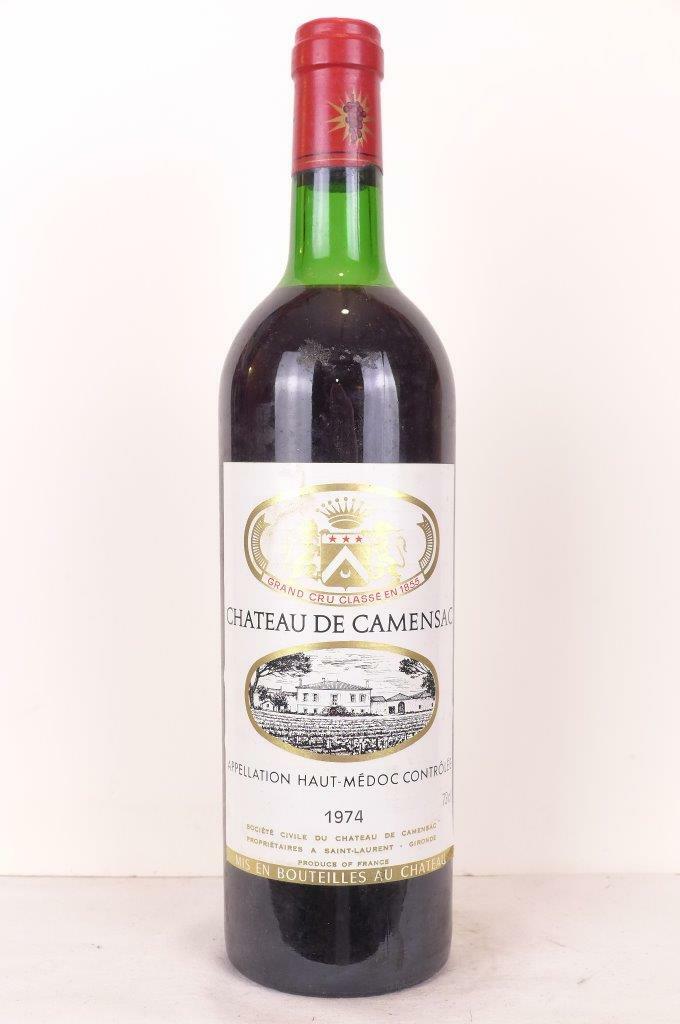 Bouteille — Château de Camensac 1974 — 1001caves