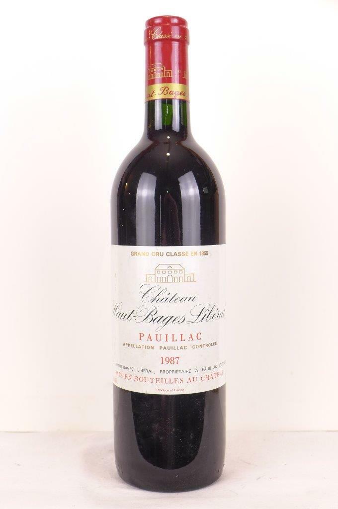 Bouteille — Château Haut-Bages Libéral 1987 — 1001caves