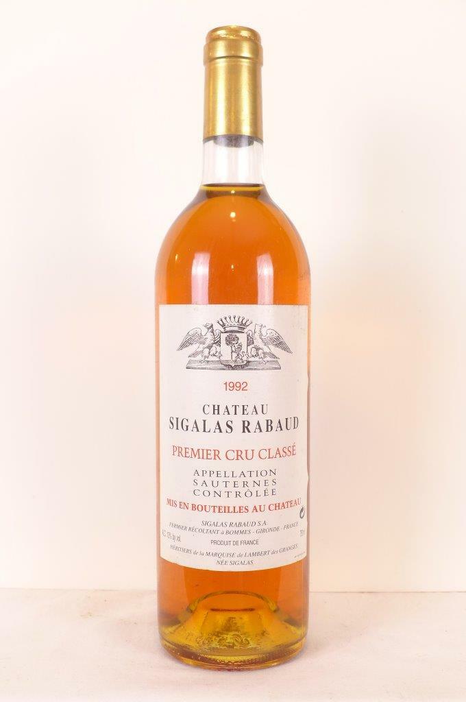 Château Sigalas-Rabaud 1992 — vente entre particuliers 1001caves.fr Bouteille — Château Sigalas-Rabaud 1992 — 1001caves