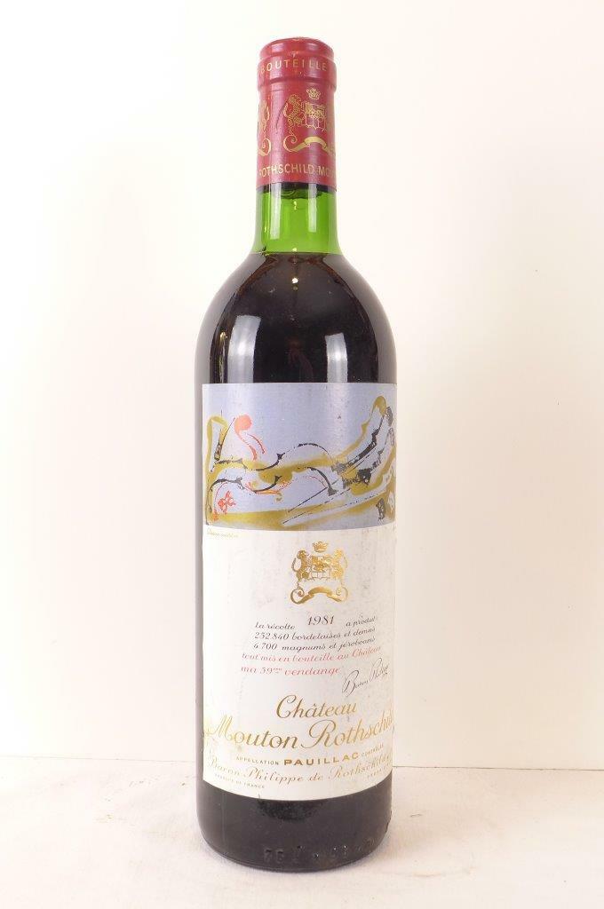 Bouteille — Château Mouton-Rothschild 1981 — 1001caves