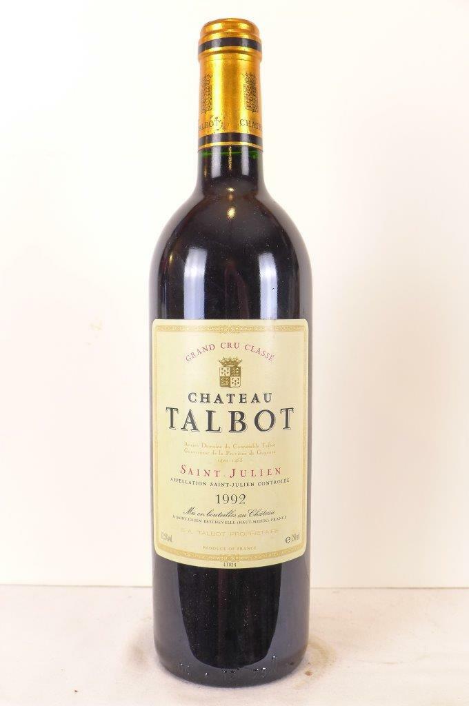 Bouteille — Château Talbot 1992 — 1001caves
