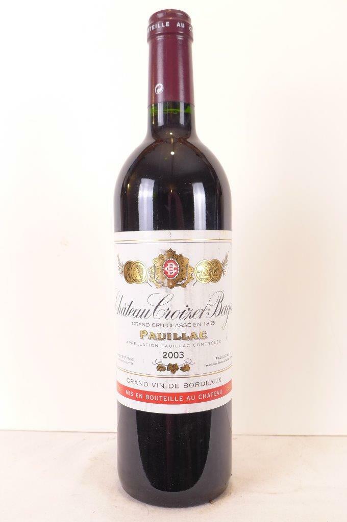 Bouteille — Château Croizet-Bages 2003 — 1001caves