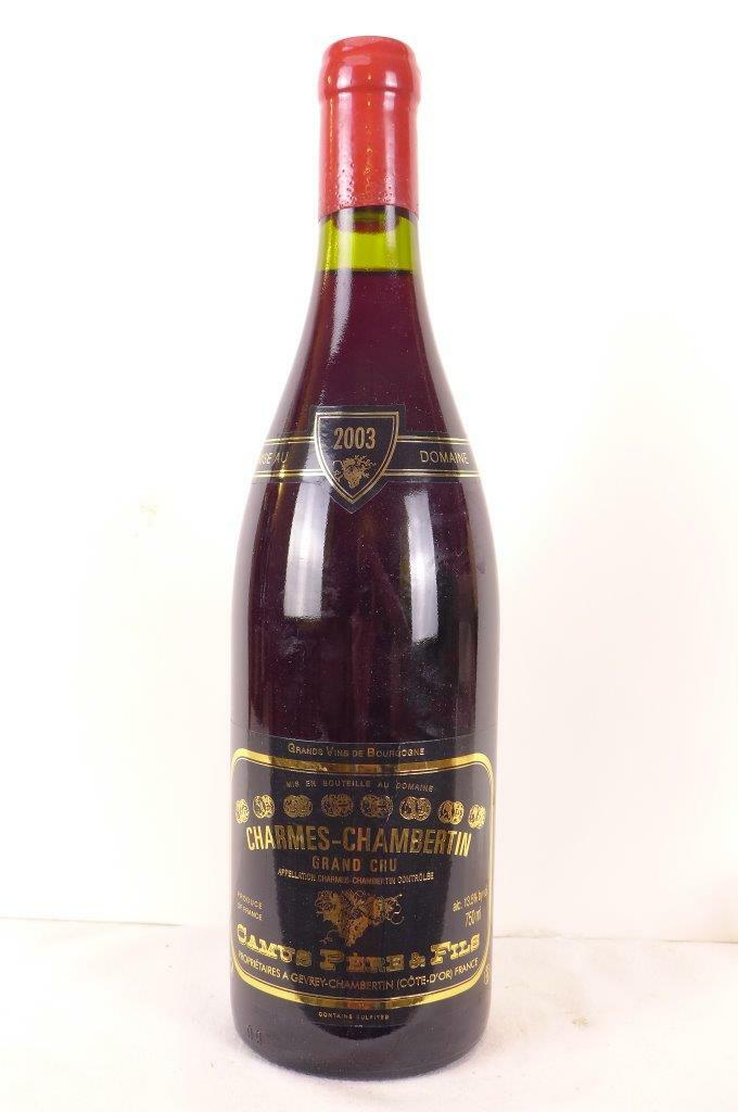 Bouteille — Charmes-Chambertin Grand Cru 2003 — 1001caves