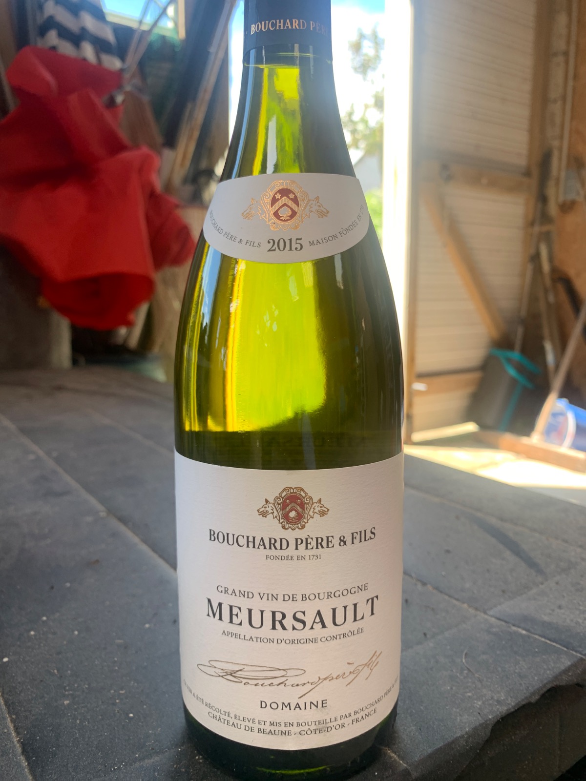 Bouteille — Meursault 2015 — 1001caves