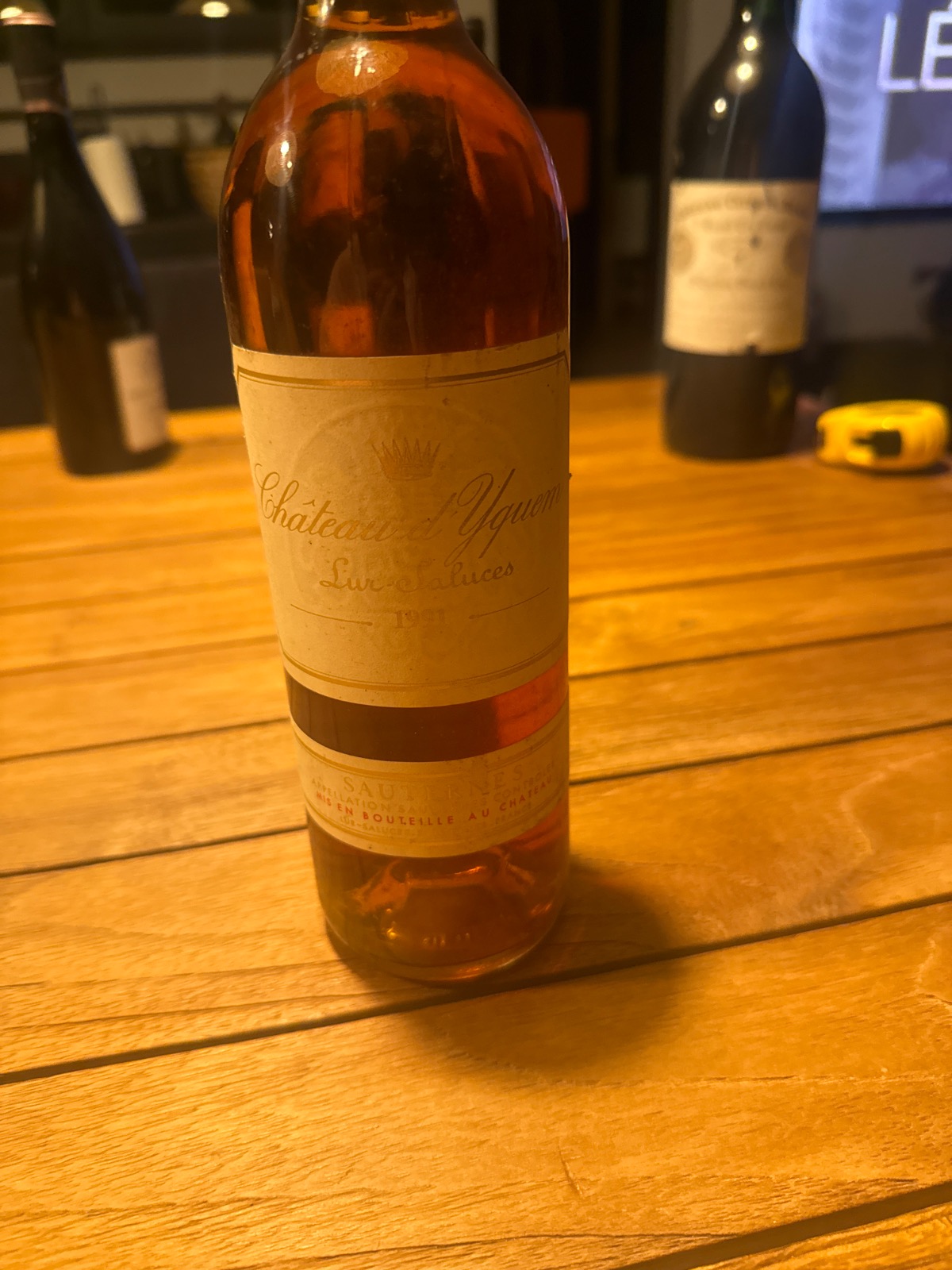 Château d’Yquem 1991 — vente entre particuliers 1001caves.fr Bouteille — Château d’Yquem 1991 — 1001caves