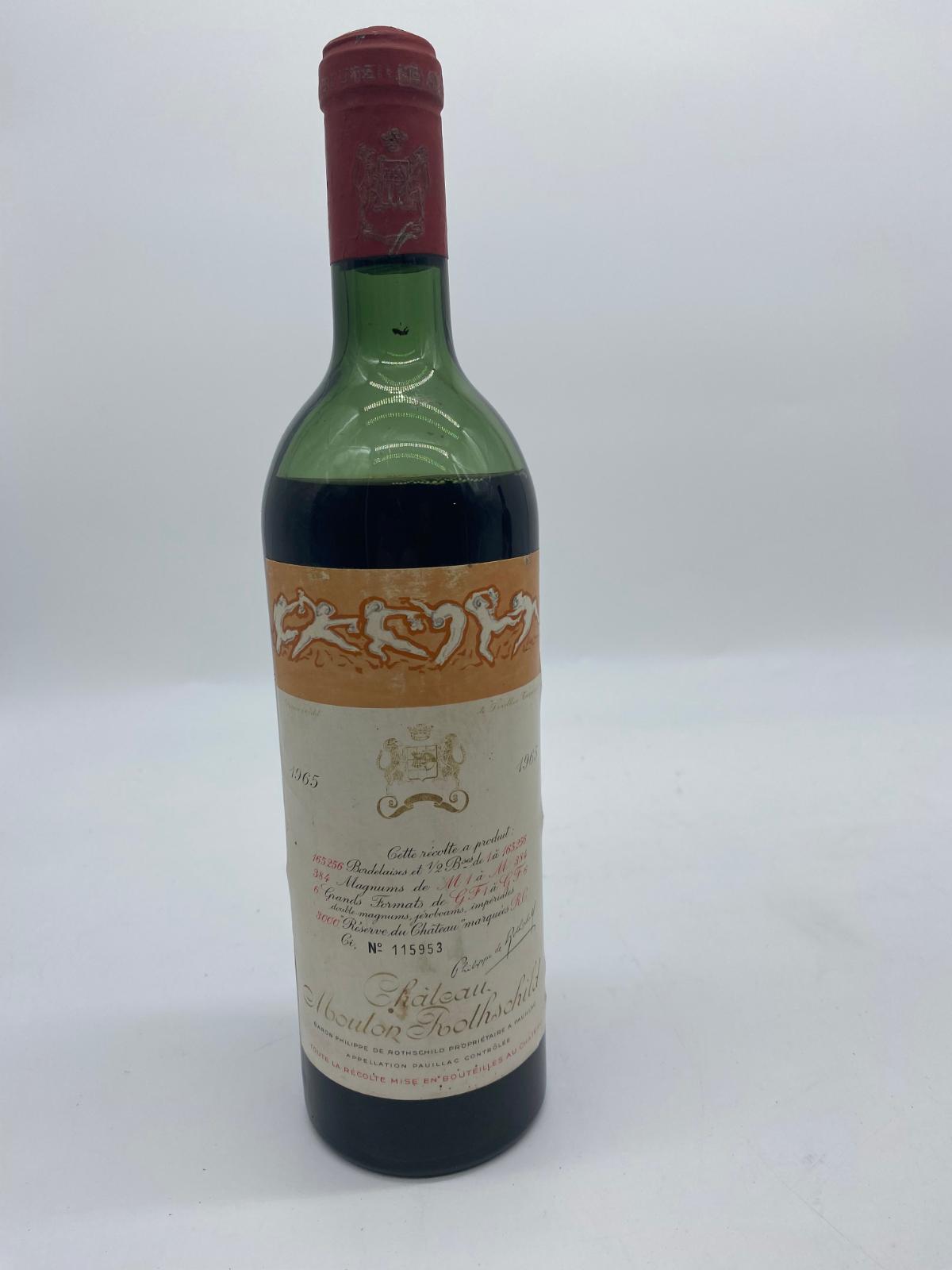 Bouteille — Château Mouton Rothschild 1965 — 1001caves