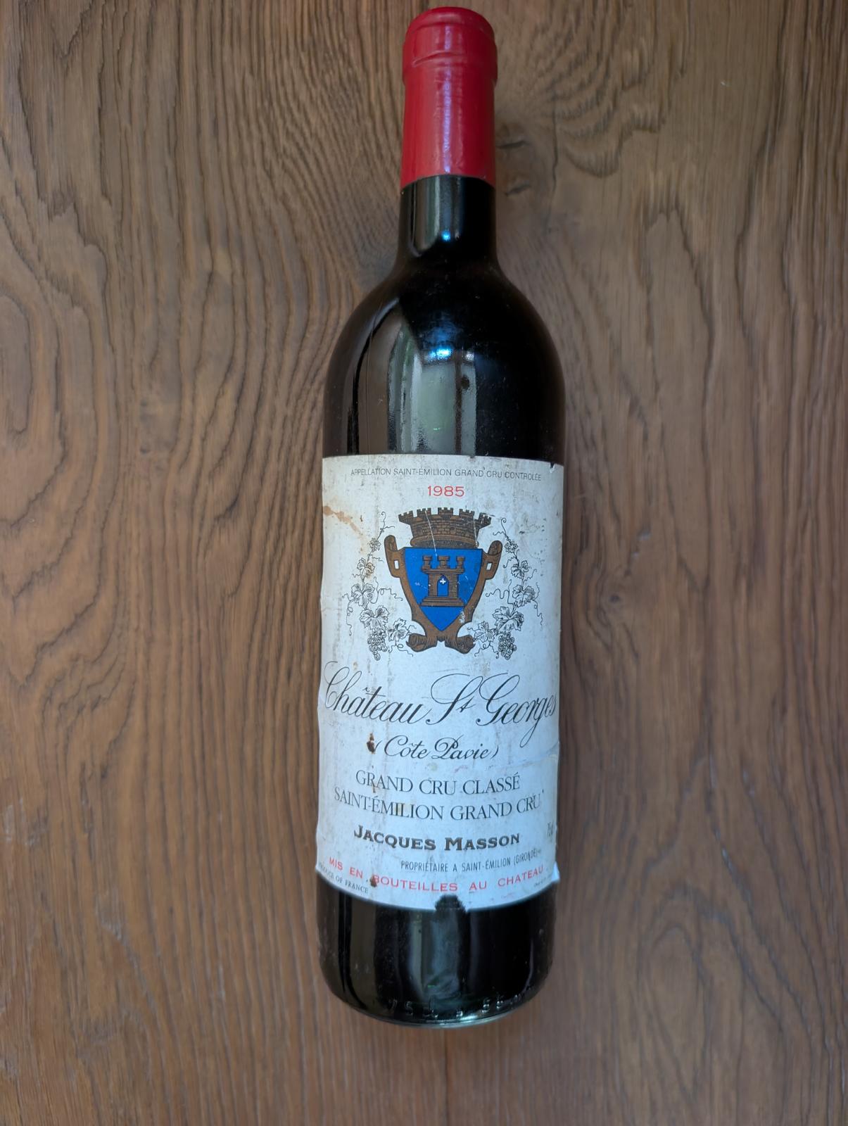 Bouteille — Château S. Georges (Côte Pavie) 1985 — 1001caves