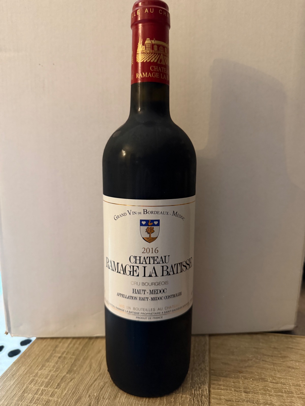 Bouteille — Château Ramage La Batisse 2016 — 1001caves