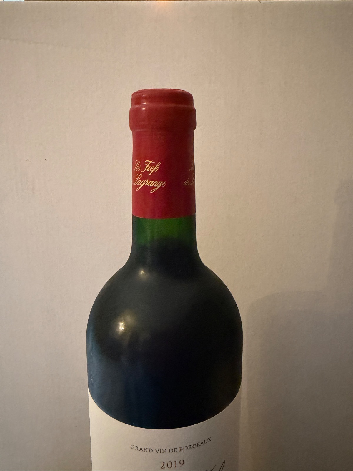 Goulot — Les Fiefs de Lagrange 2019 — 1001caves