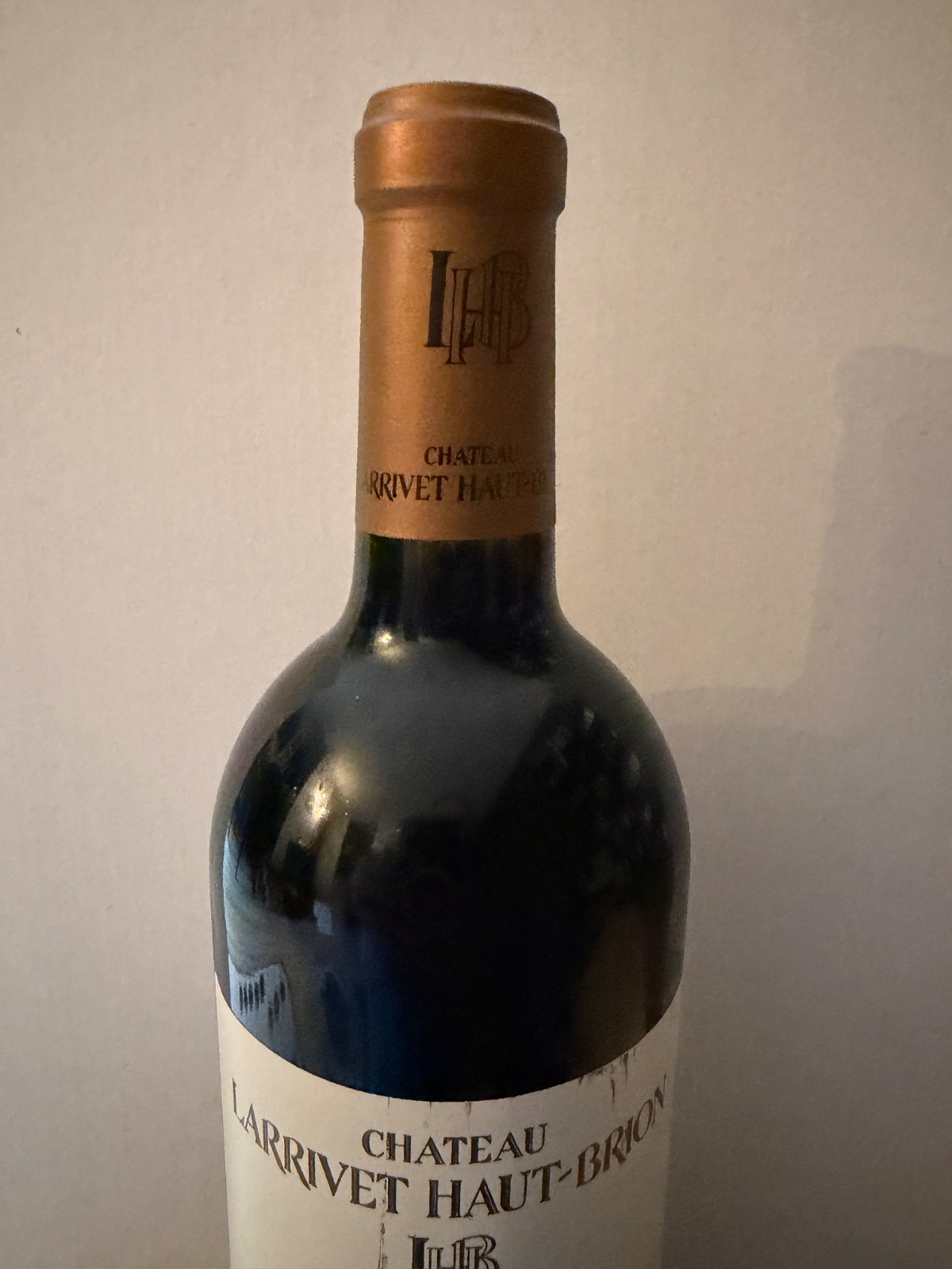 Goulot — Larrivet Haut-Brion 2017 — 1001caves