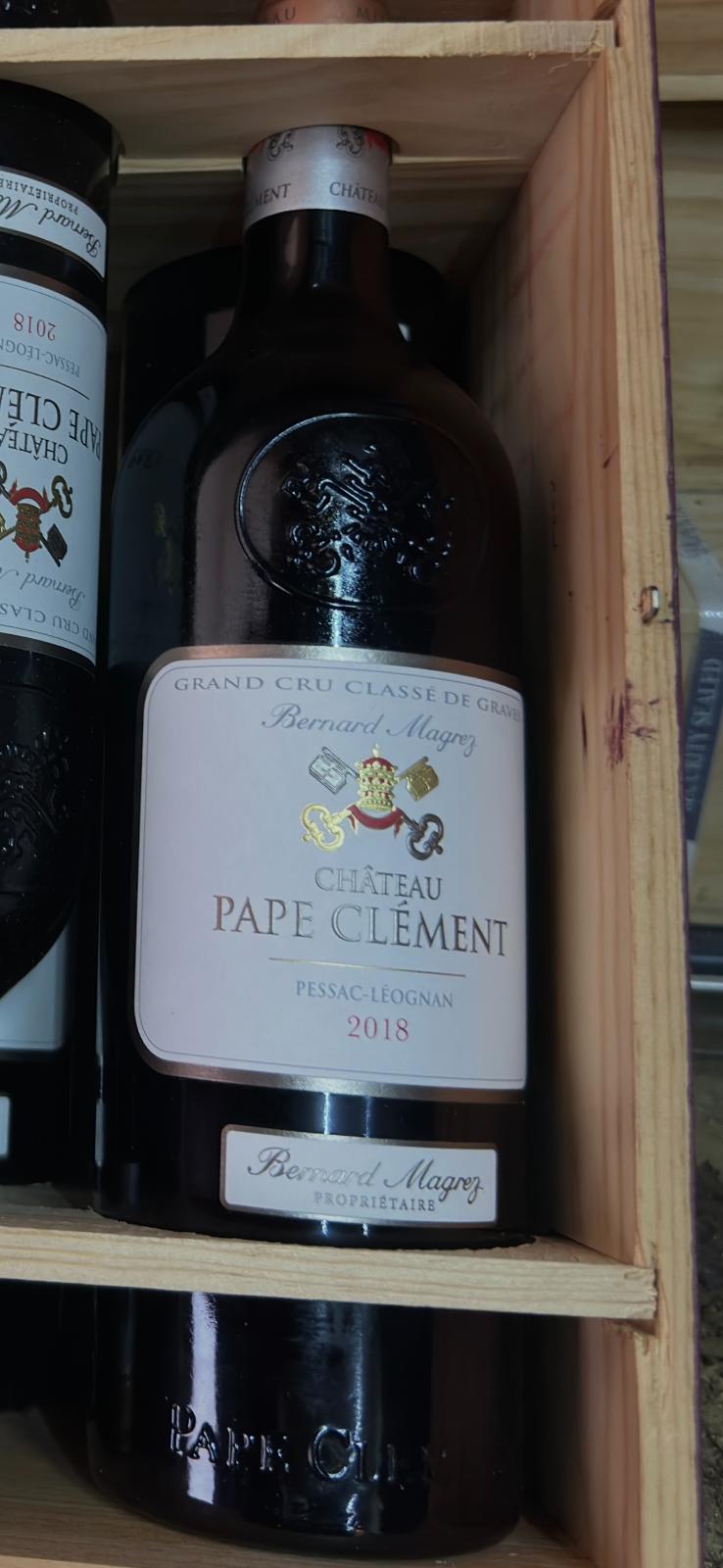 pape clément 2018 — vente entre particuliers 1001caves.fr Bouteille — pape clément 2018 — 1001caves