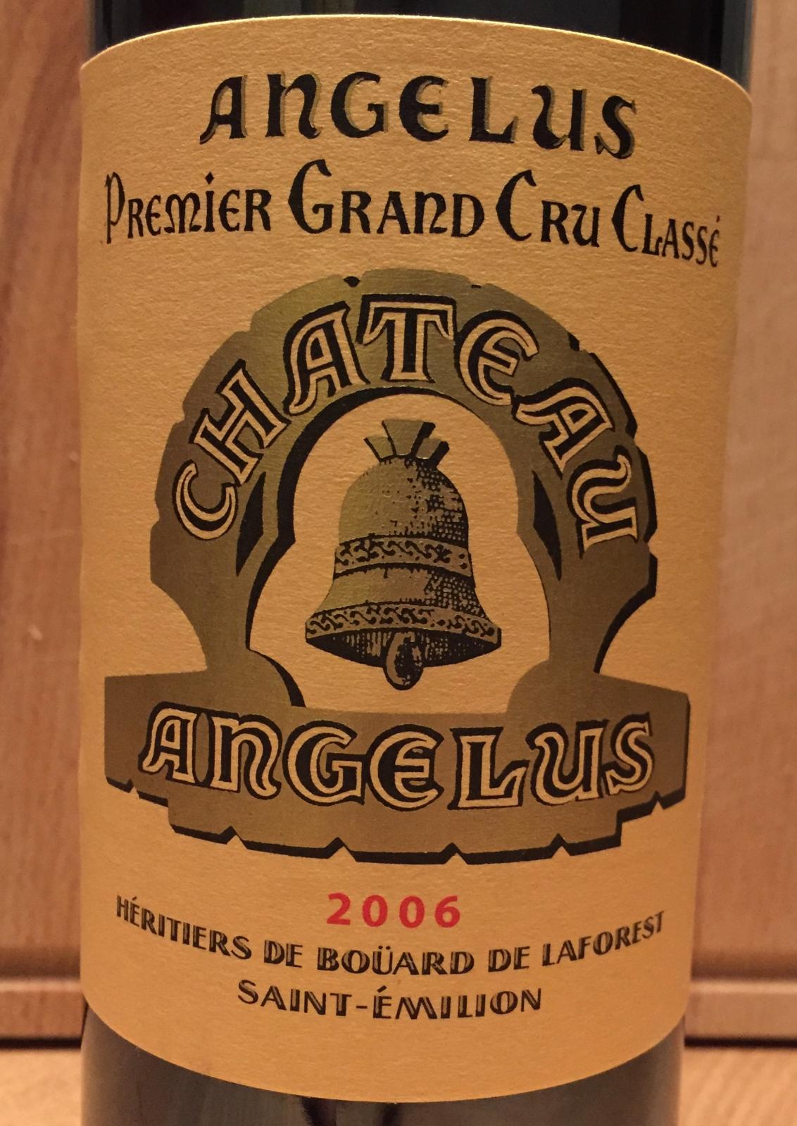 Château Angélus 2006 — vente entre particuliers 1001caves.fr Goulot — Château Angélus 2006 — 1001caves