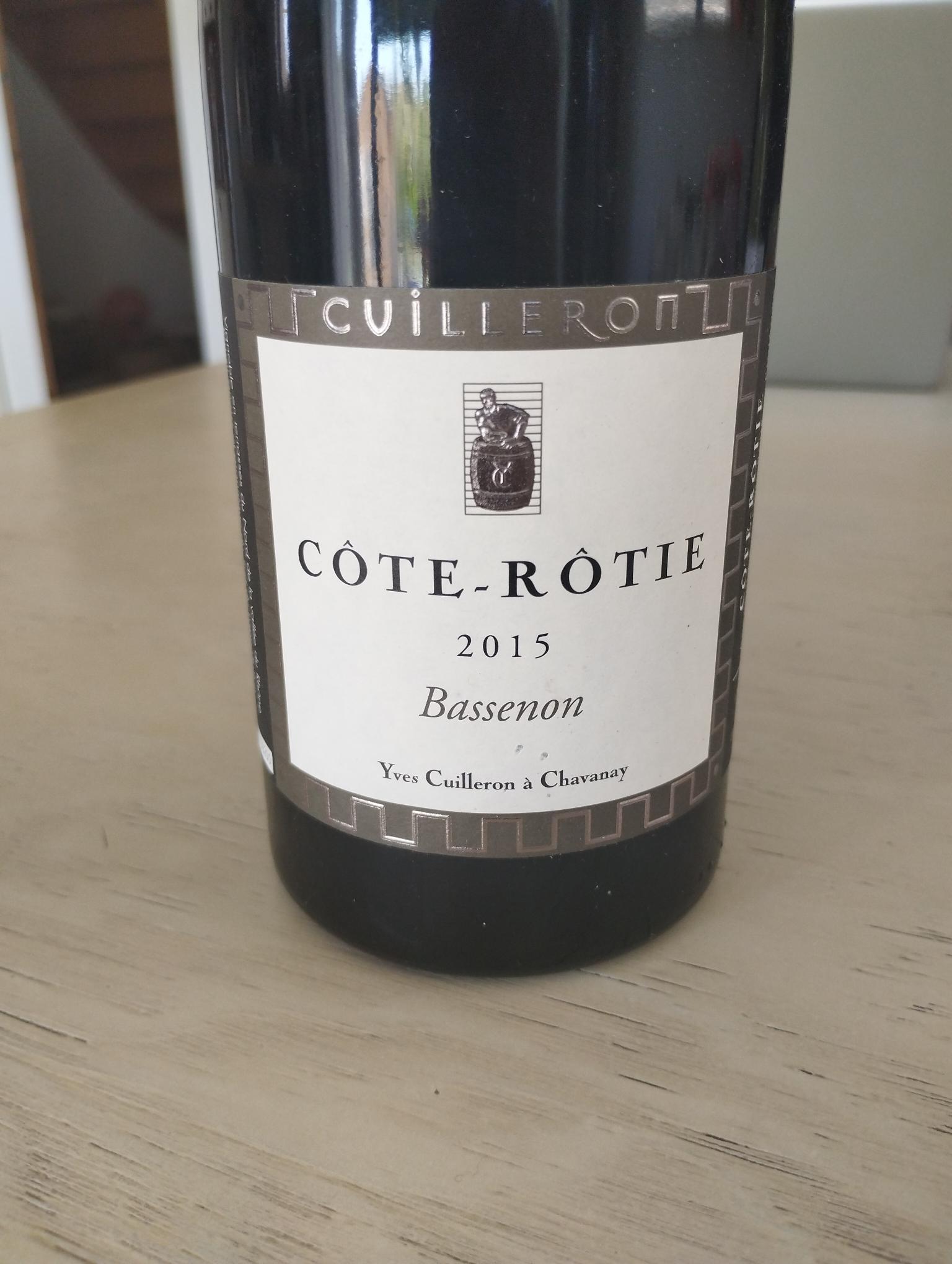 Bouteille — Côte-Rôtie Bassenon 2015 — 1001caves