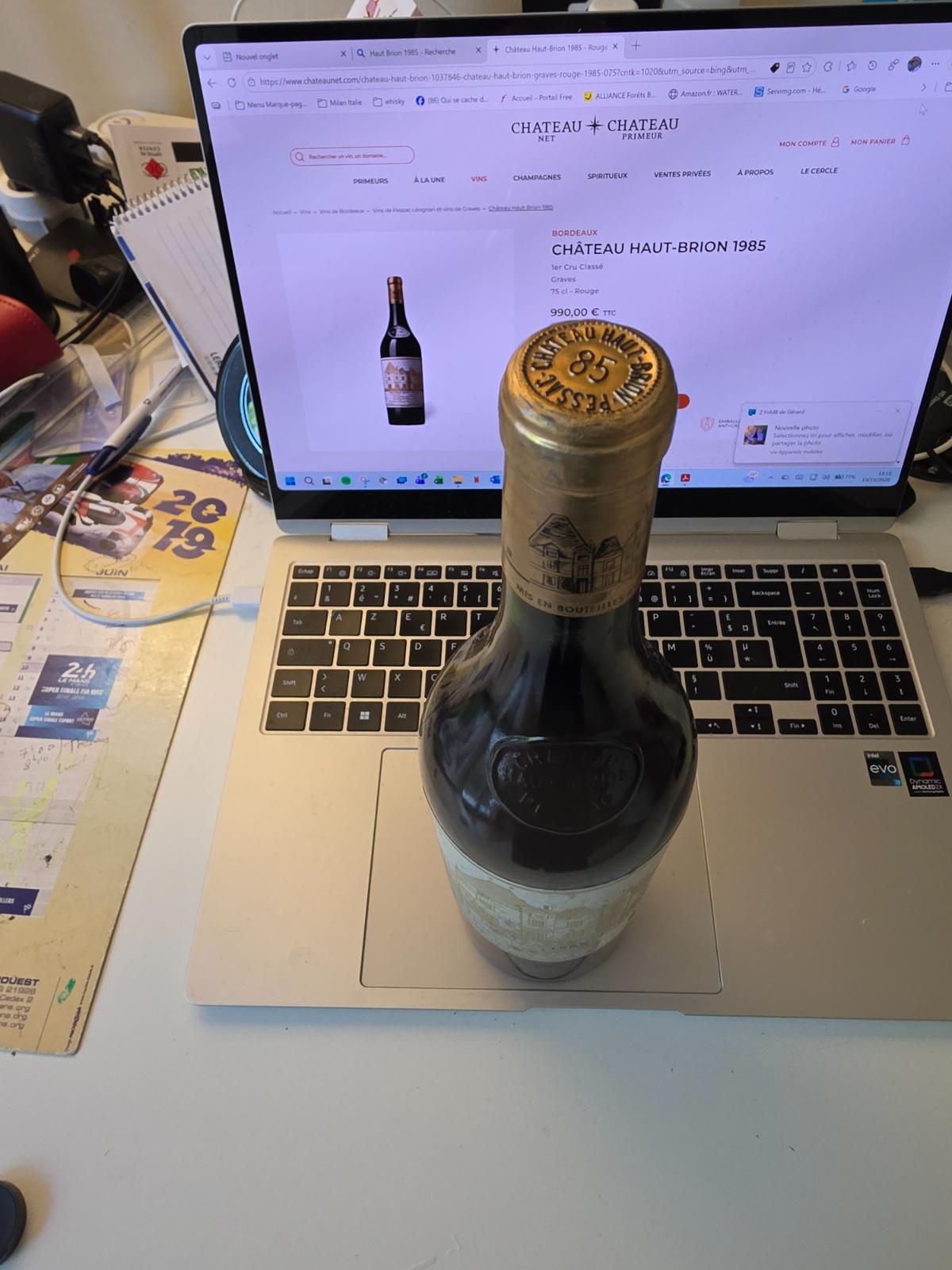 Capsule — Château Haut-Brion 1985 — 1001caves