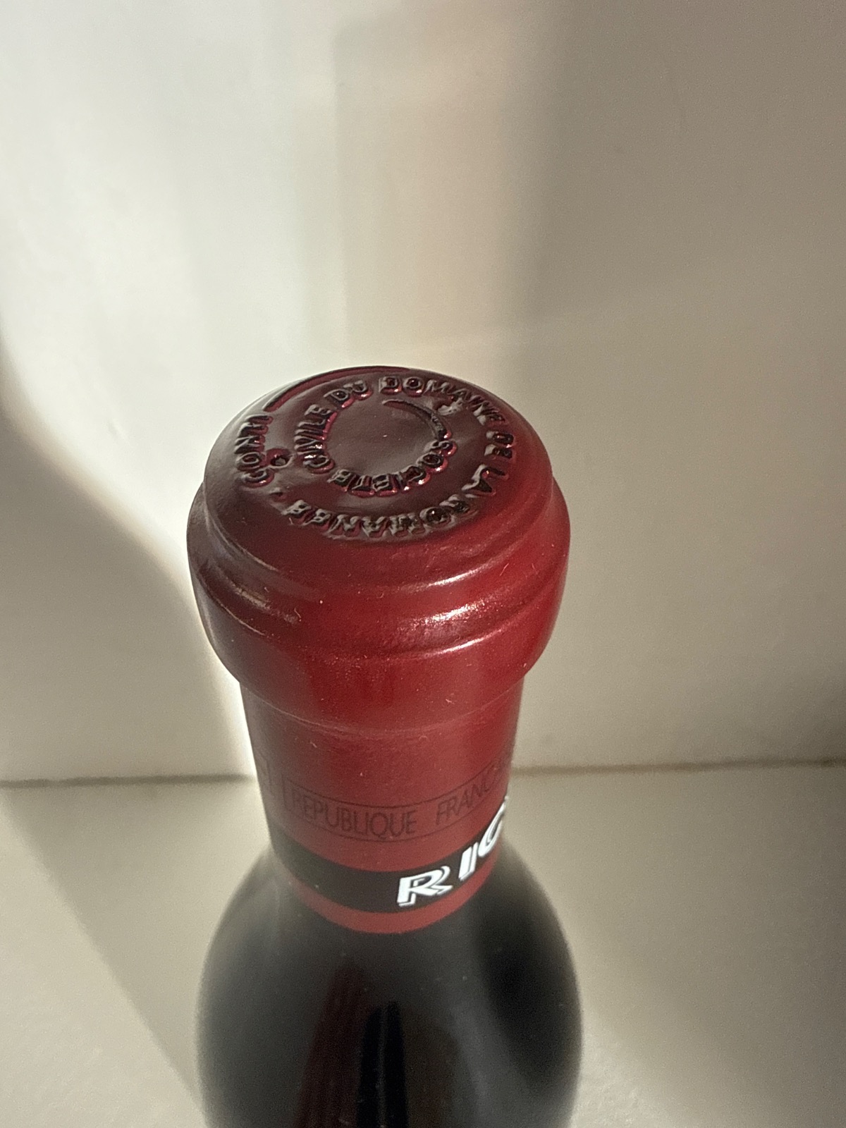 Richebourg Grand Cru 2017 — vente entre particuliers 1001caves.fr Capsule — Richebourg Grand Cru 2017 — 1001caves